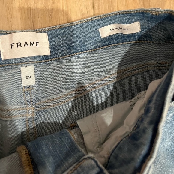 NWT FRAME Denim Le High Waist Flare Jeans Tropic 29 - Picture 4 of 7